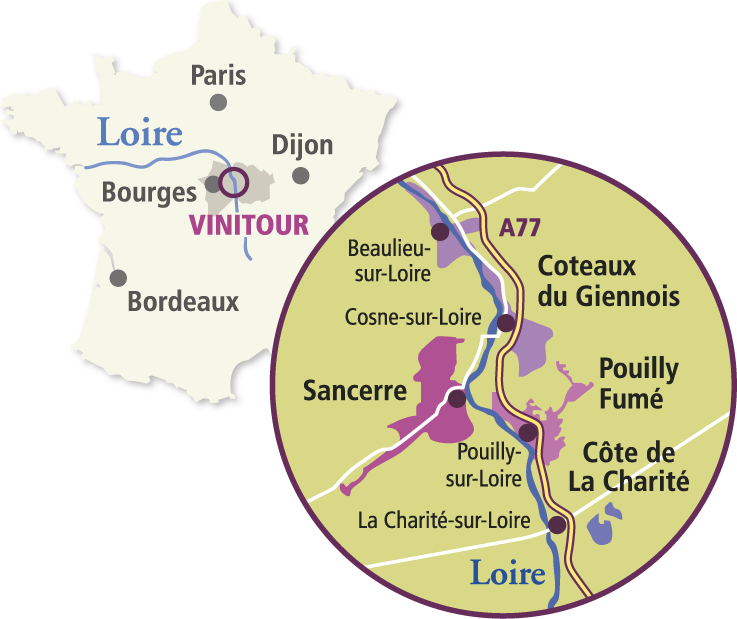 vinitour wine tour location heart of france