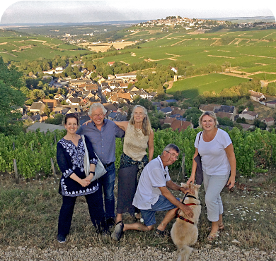 Private tour view Sancerre